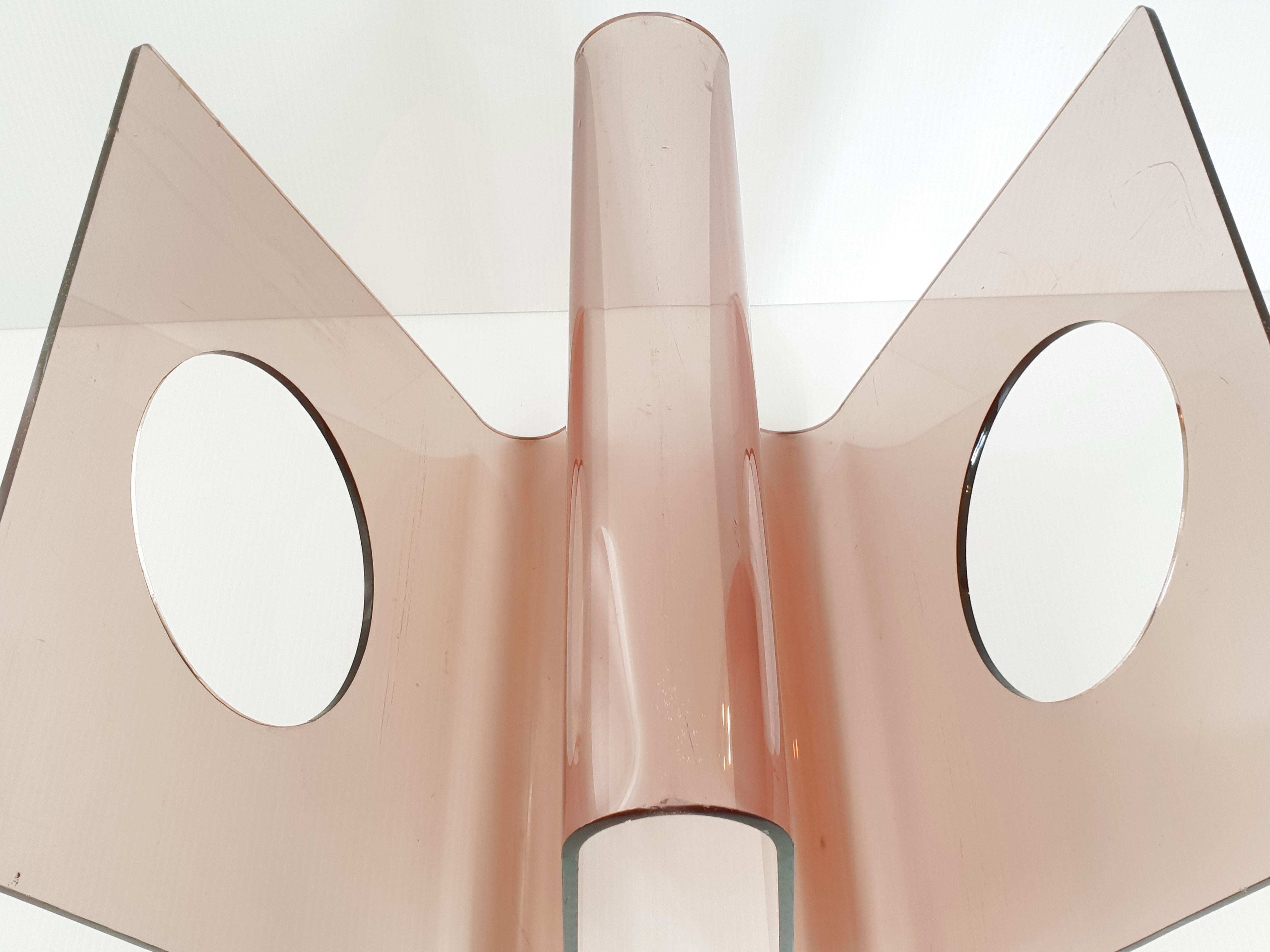 Michel Dumas magazine holders in Plexiglas