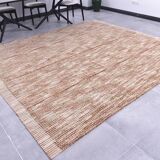 8x10 Terracotta Wool Turkish Vintage Rug, 269x300Cm