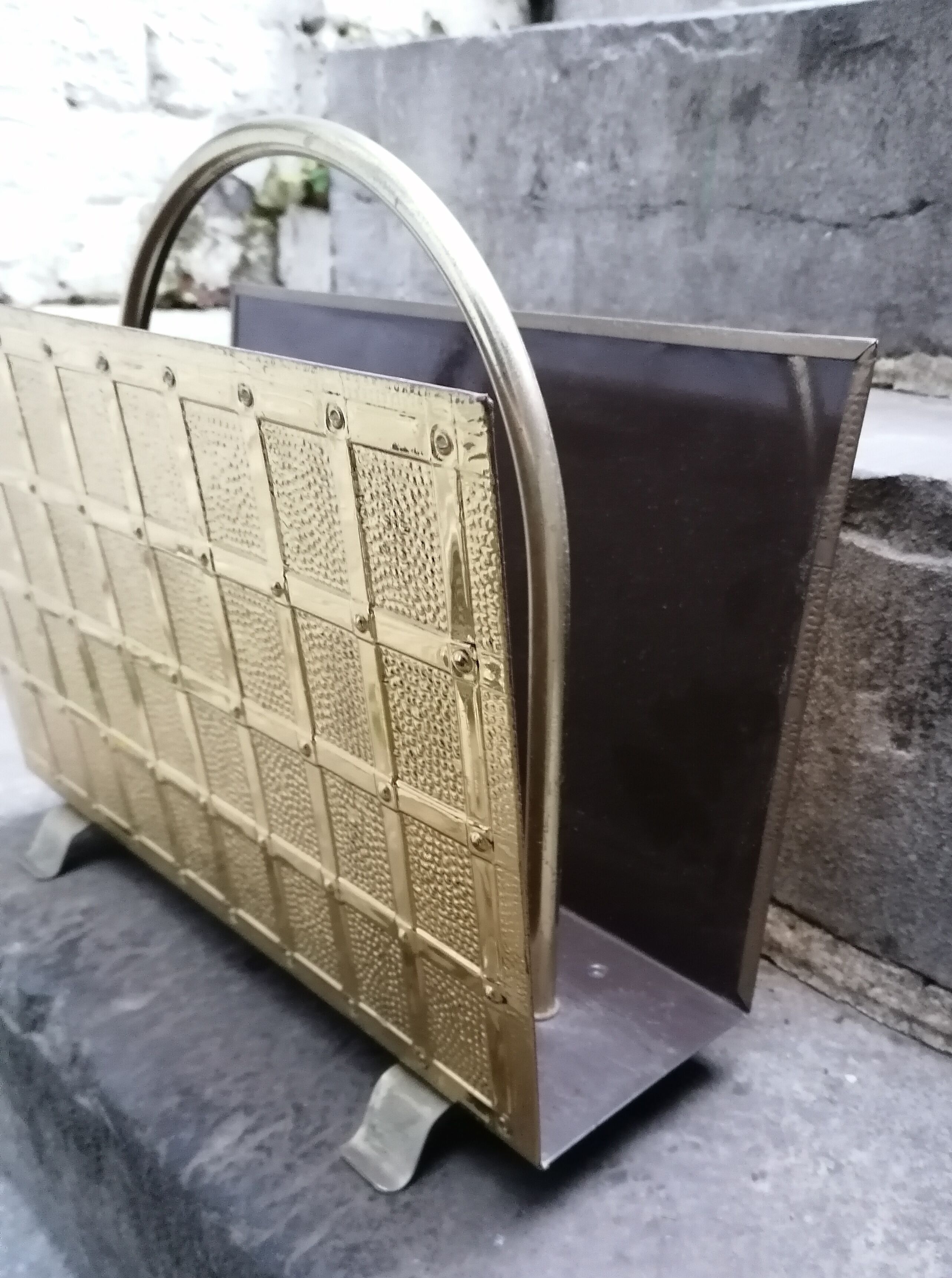 Vintage magazine door