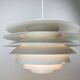 2 Scandinavian Pendant Lights • Verona • Svend Middelboe • Nordisk Solar • 1968