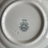 Set of 8 mismatched soup plates