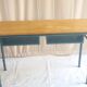 Vintage desk with 2 metal lockers and chair