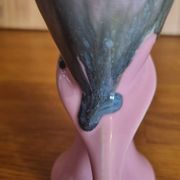 Vintage art deco vase from the 50s, free form