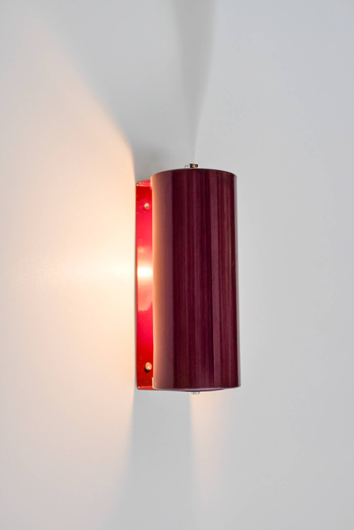 Vintage Burgundy Lod Wall Sconce from Ikea