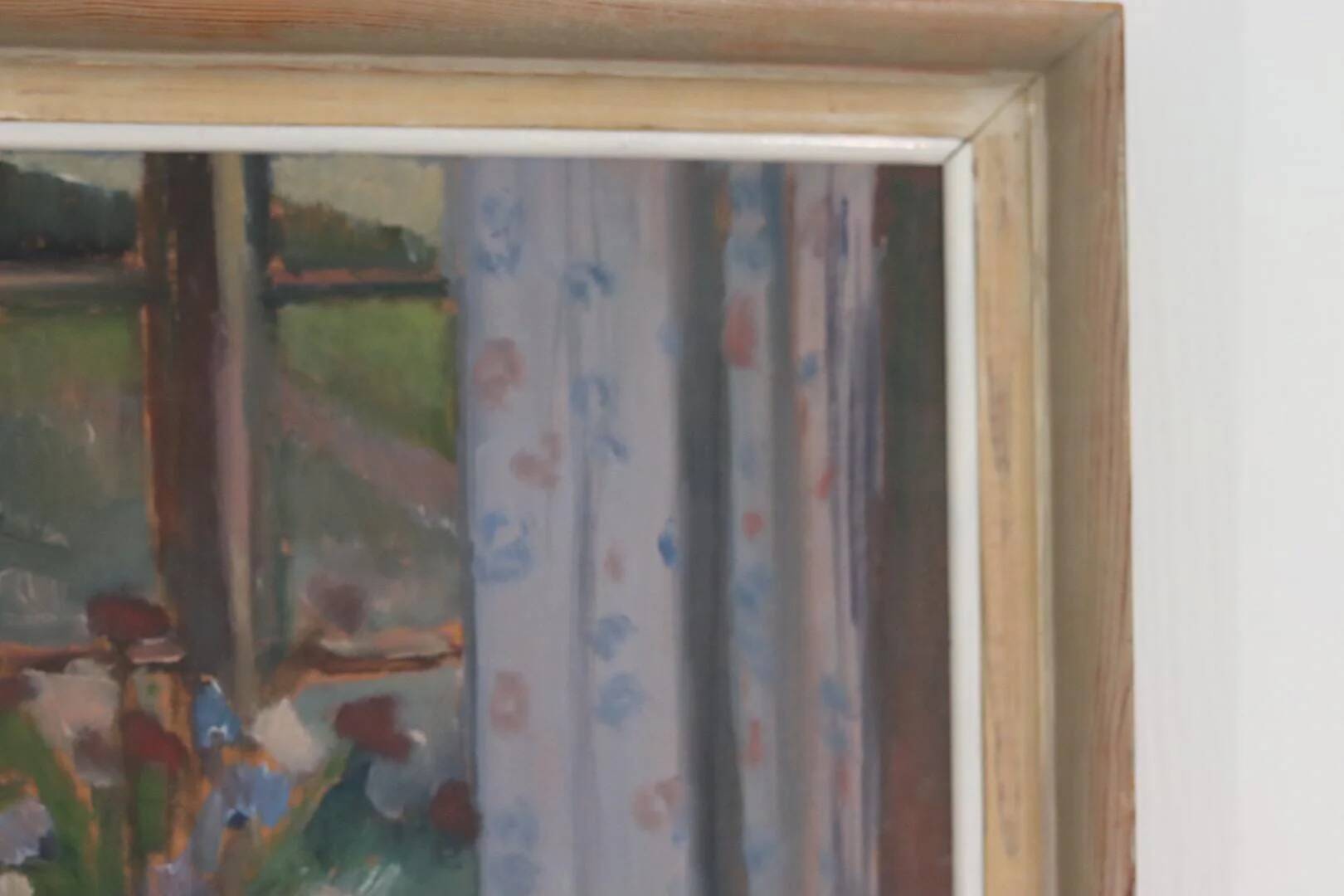 Original Swedish Oil on Panel – “Muted Scene” by Karl Erik Billeström