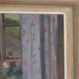 Original Swedish Oil on Panel – “Muted Scene” by Karl Erik Billeström