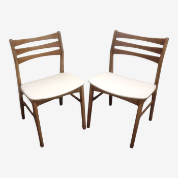 Pair of vintage Danish faldsled chairs