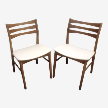 Paire de chaises vintage danoises  faldsled