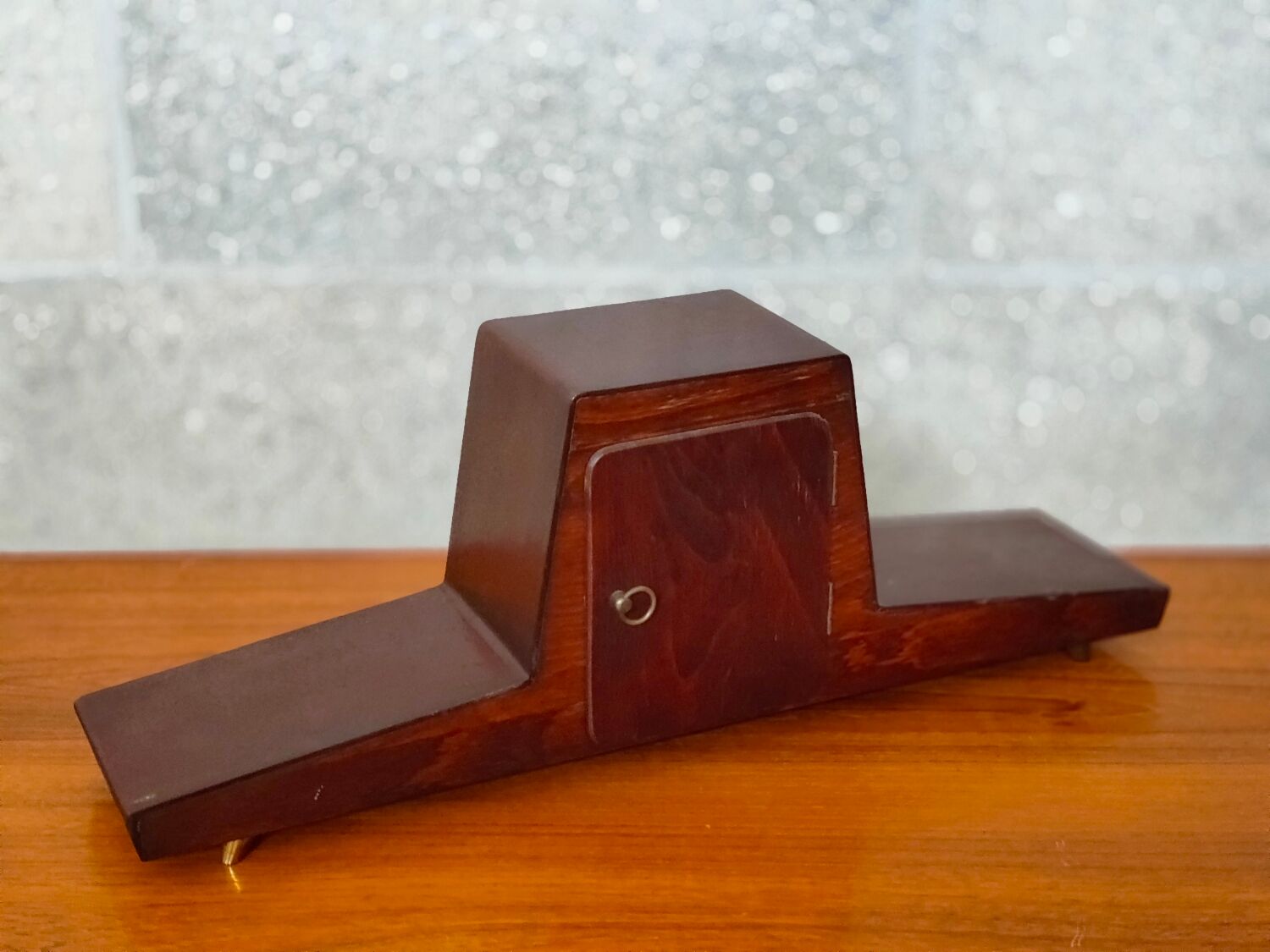 Zentra chimney clock year 50 teak