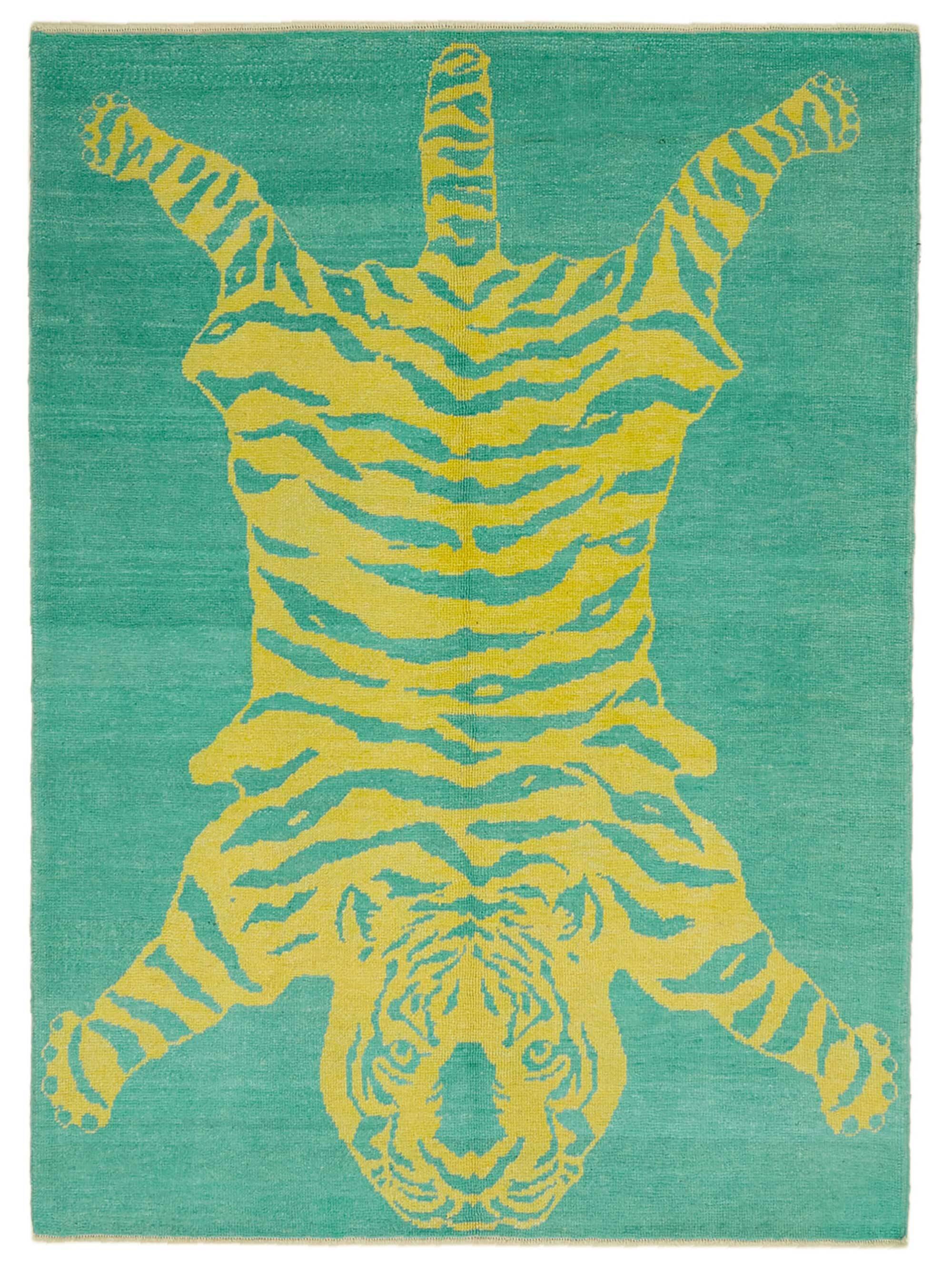 Turkish Handknotted Wool Tiger Rug  188 cm x 257 cm