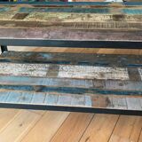 Coffee table in "industrial" style