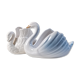 Vintage ceramic swans 80s