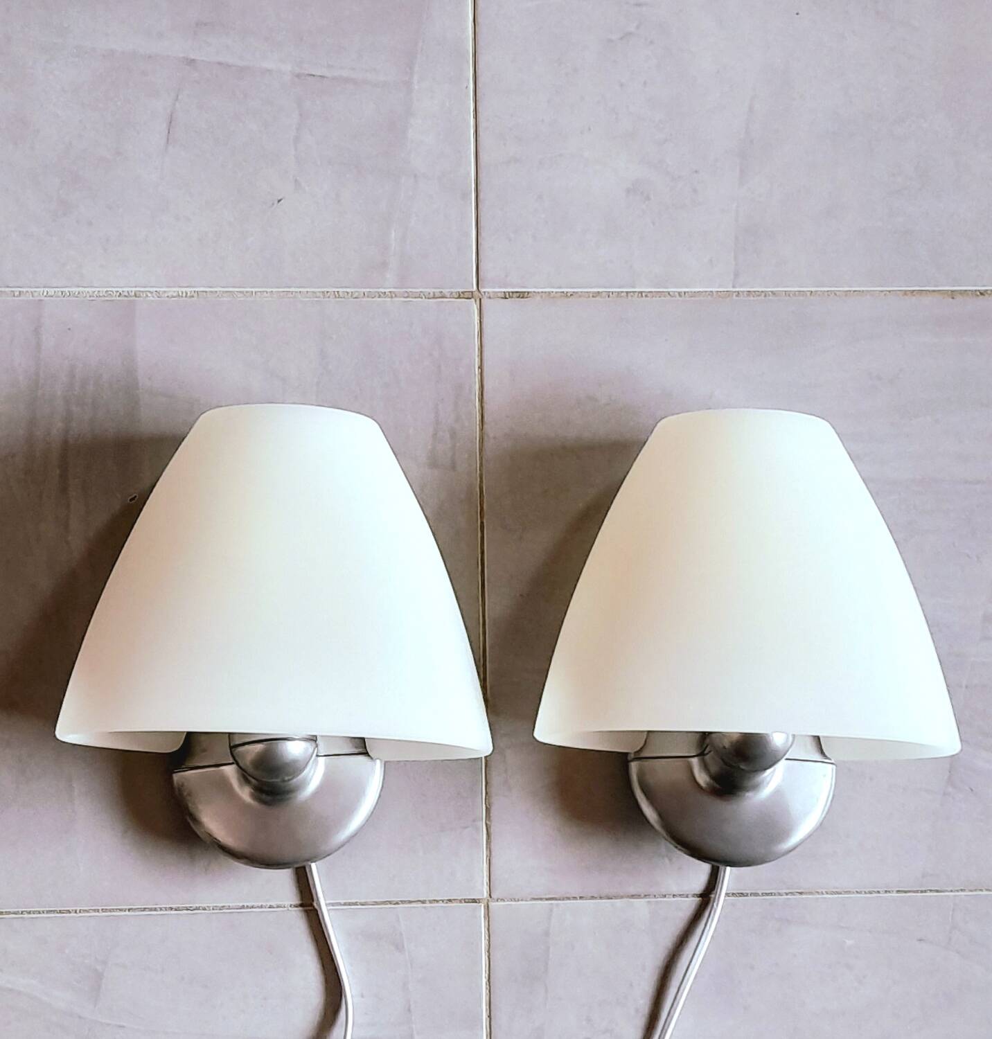 Pair of Sally wall lights Arteluce 1980