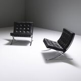 Vintage set of Barcelona Chairs - Ludwig Mies van der Rohe - Knoll International