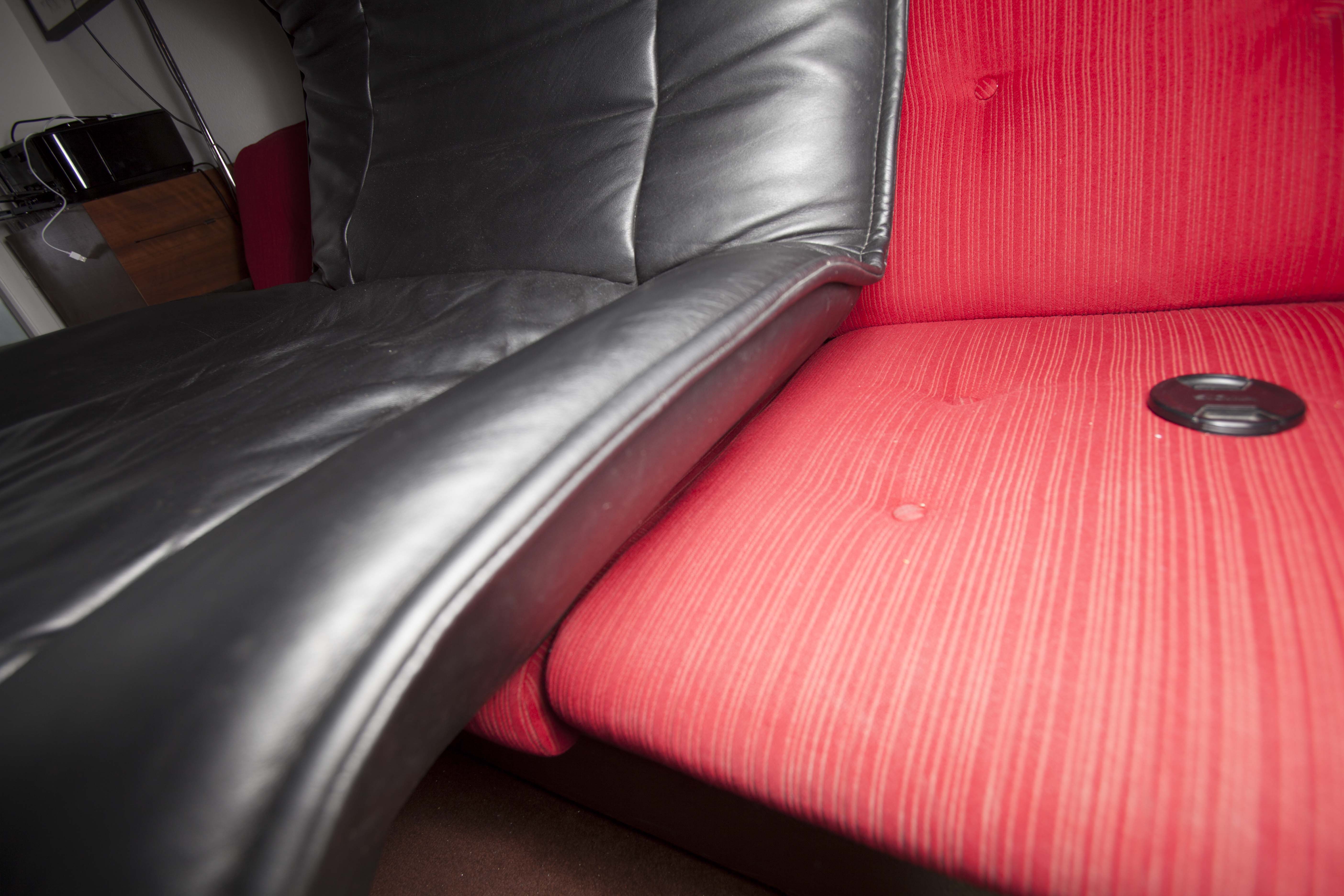 Leather sofa model "Veranda" Vico Magistretti for Cassina