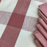 Tablecloth & 6 Vintage Linen Towels