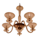 Venetian chandelier from Murano in smoked glass