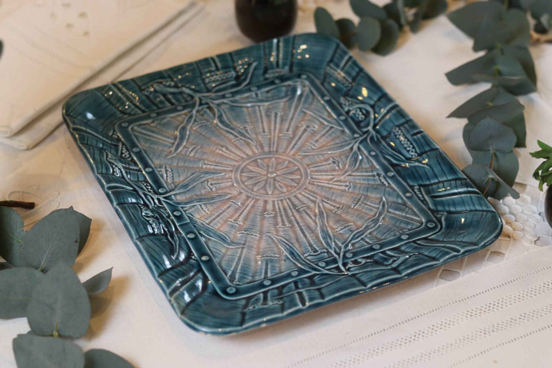 Large slip dish circa 1900
