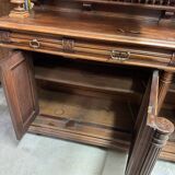 Renaissance-style two-body buffet in walnut