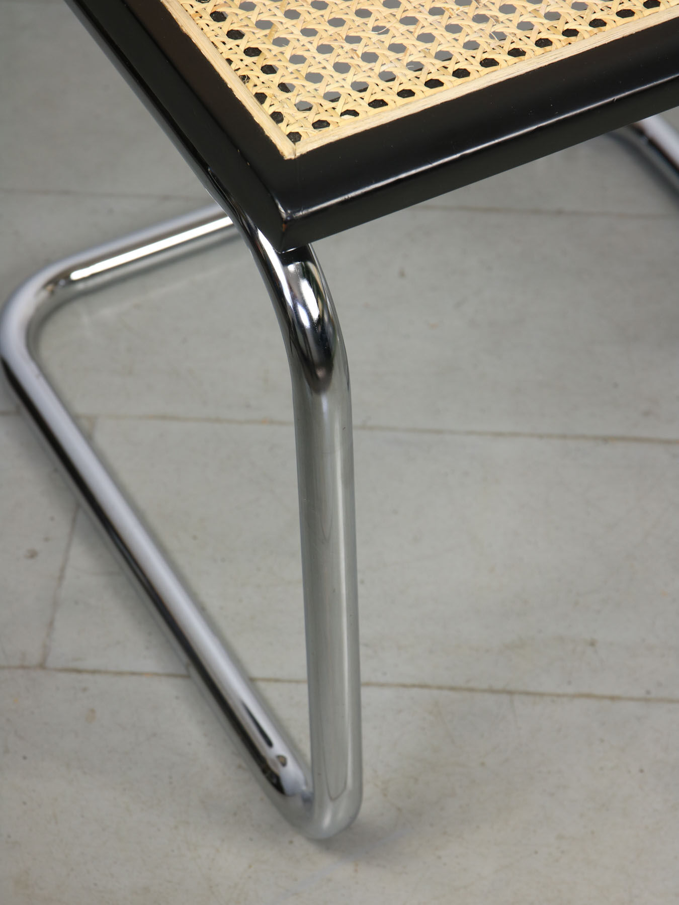 Vintage black B32 Cesca Chair by Marcel Breuer, 90s