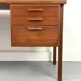 Danish teak desk with drawers, 1960s