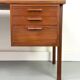 Danish teak desk with drawers, 1960s