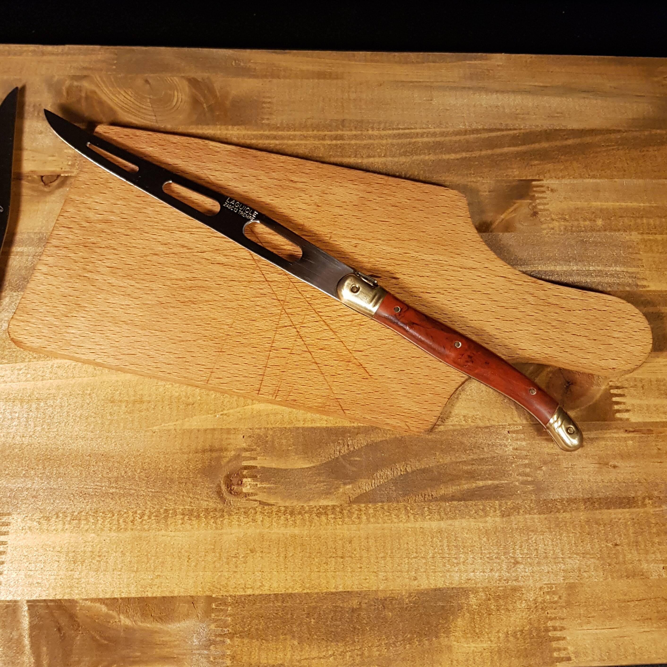 4 Laguiole table knives and large knife