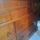 Commode Roche bobois en bois massif patine