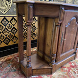 Rustic Louis XIII oak entrance console