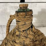 Rush and wicker demijohn