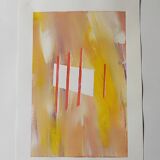 Minimalist geometric painting