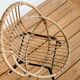 Fauteuil rotin corbeille enfant