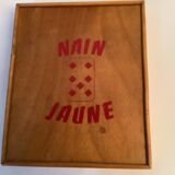 Jeu en bois « Nain jaune » vintage années 50