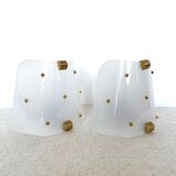 Paire d'appliques en plexiglas, 1960