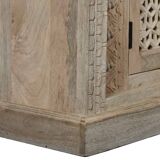 Mango wood cabinet 110x43x188 natural