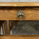 Office Nancéien Art Nouveau era in blond oak around 1900