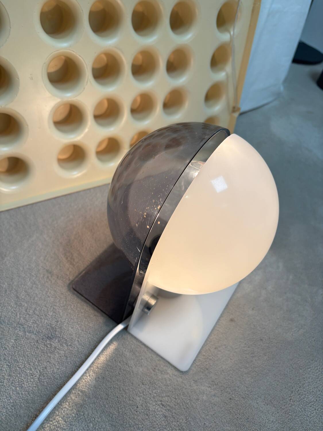 Sirio lamp, Harvey Guzzini, Brazzoni 1970