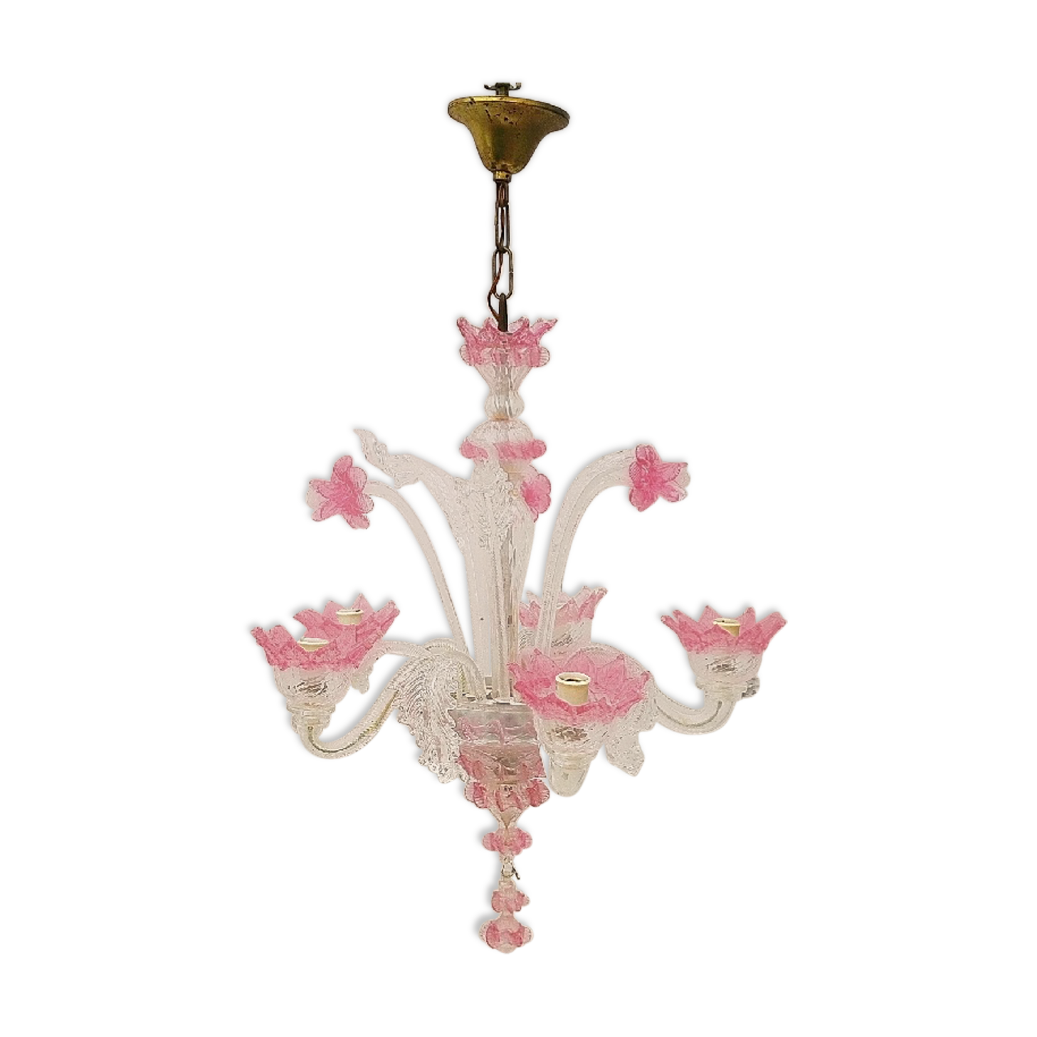 Murano glass chandelier romantic Casanova style