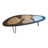 Small mosaic side table