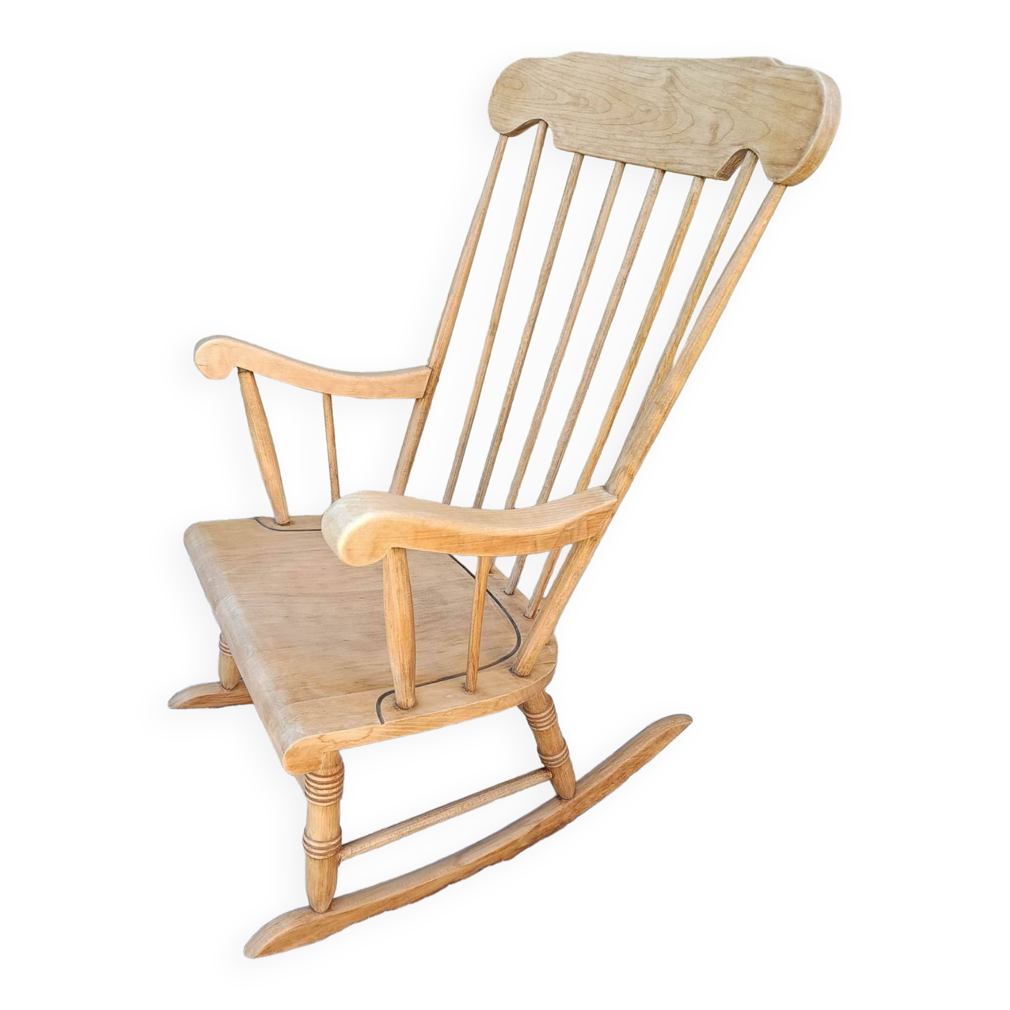 Wooden rocking chair