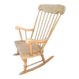 Wooden rocking chair