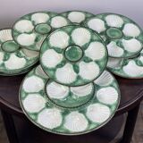 Vintage 1970s barbotine shellfish service