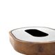 Mid-century olive wood ashtray, Italy ca. 1970