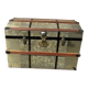 Antique Brass Steamer Trunk Early 1900s
