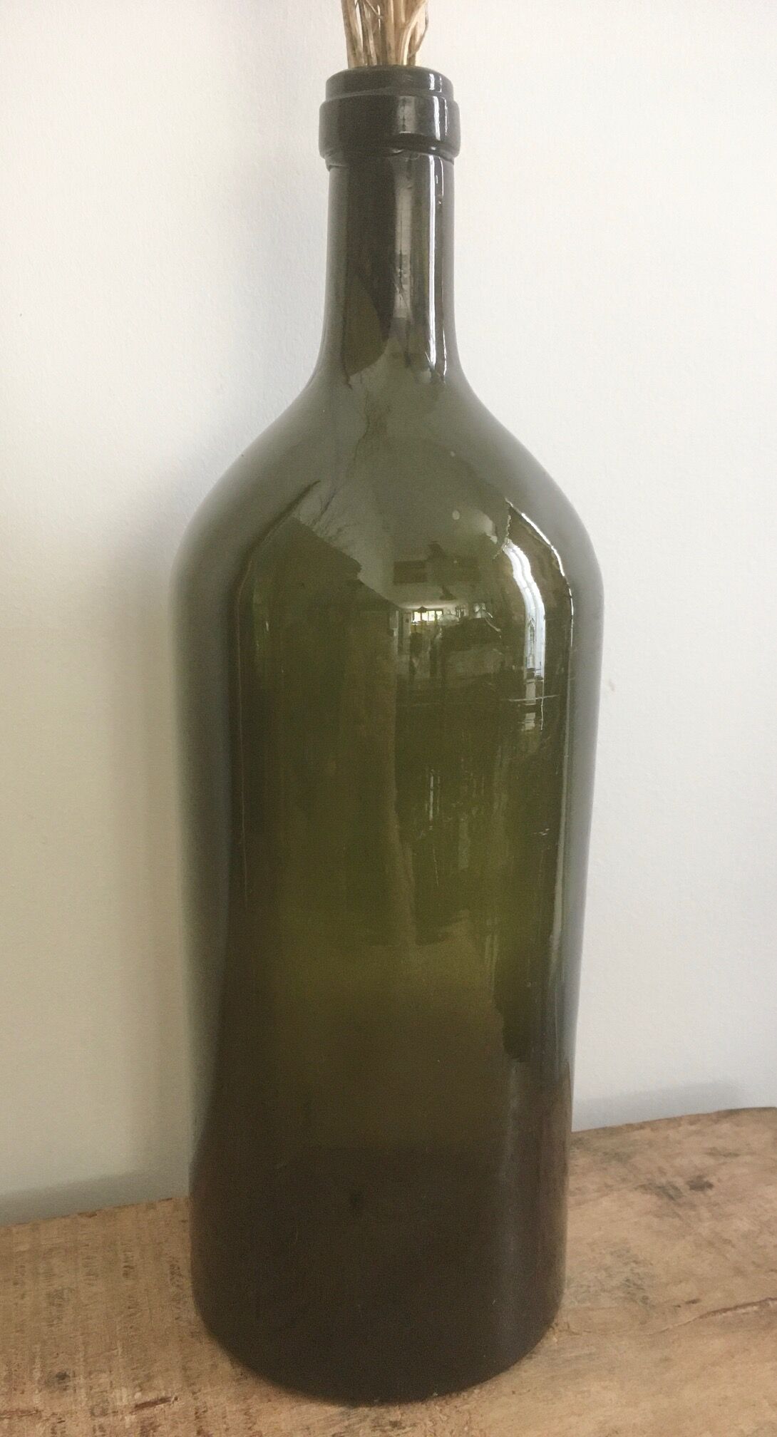 Glass bottle vase