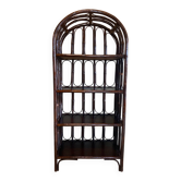 Vintage rattan shelf