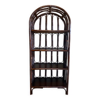 Vintage rattan shelf