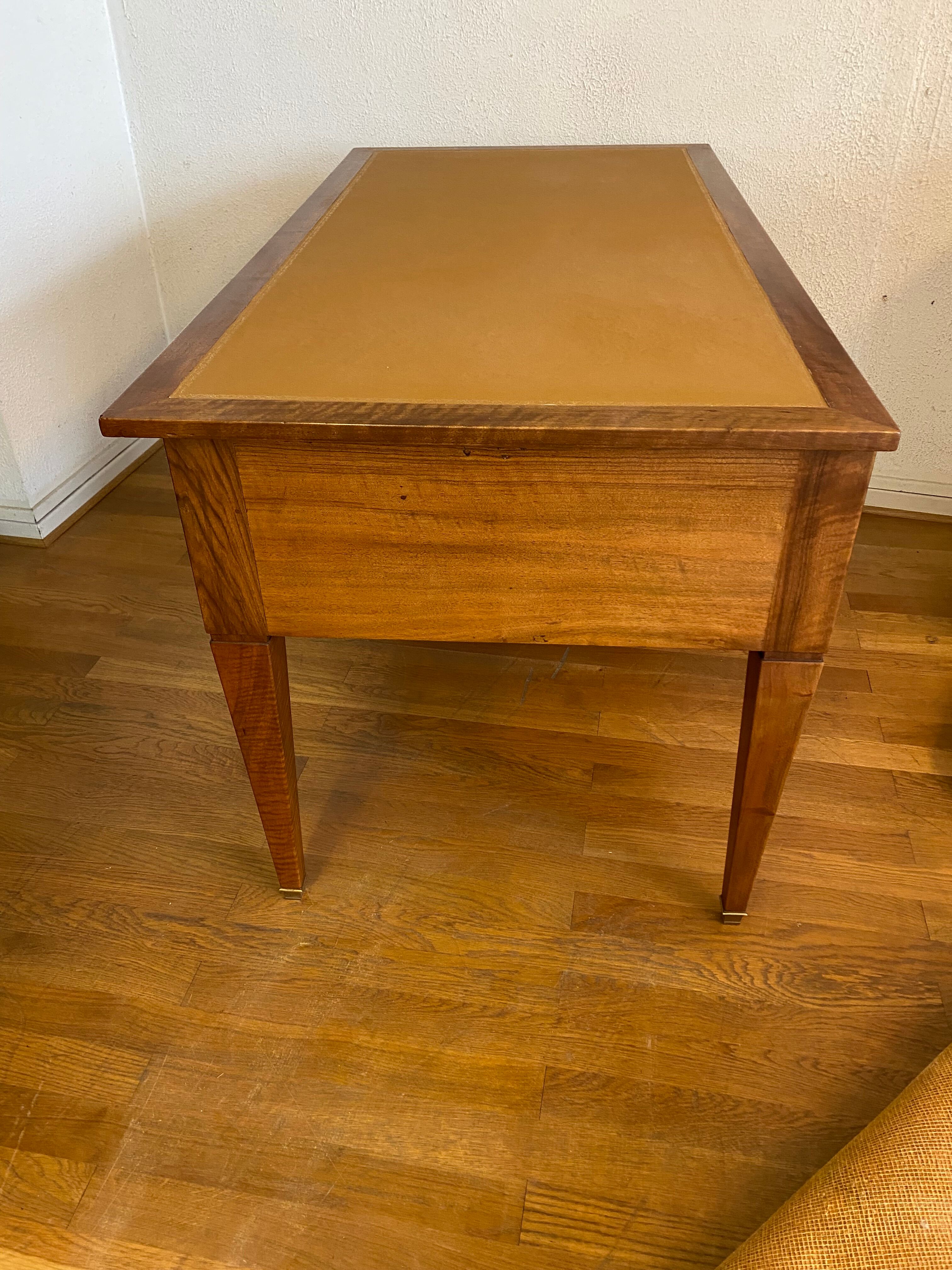 Bureau Louis Philippe en acajou blond