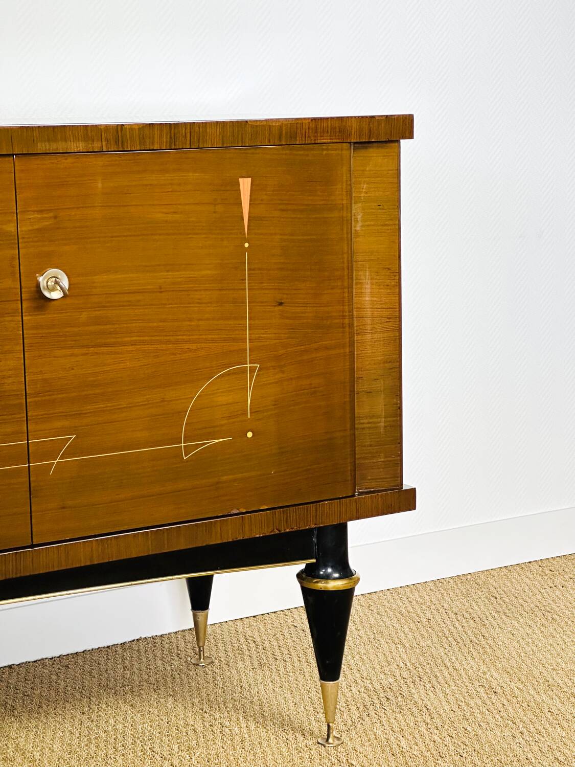 Art Deco mahogany sideboard from 1940.
