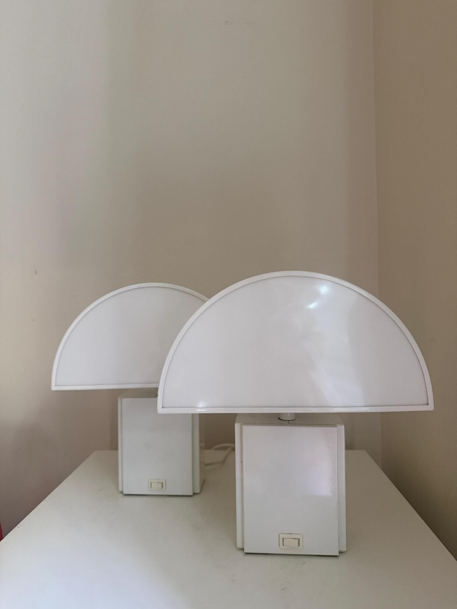 Pair of "Olympe" lamps by Harvey Guzzini for ED